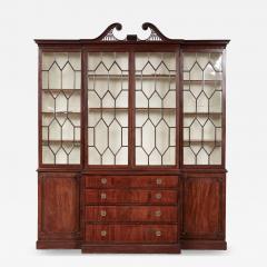 Breakfront Secretary Bookcase circa 1785 - 4648461