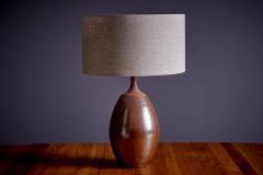 Brent Bennett Brent Bennett Pair of Table Lamps in white and brown ceramic USA 2022 - 3459091