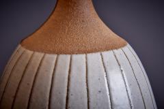 Brent Bennett Brent Bennett Pair of Table Lamps in white and brown ceramic USA 2022 - 3459092