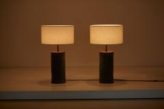 Brent Bennett Pair of Brent Bennet Ceramic Table Lamps USA 2021 - 2402489