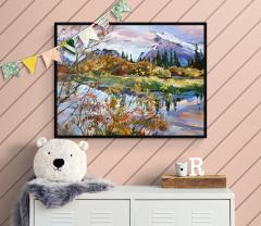 Brent Laycock Fall Willows at Vermillion Lake - 3402608