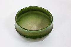 Bretby Art Pottery Bretby An Arts Crafts Green Planter Stand Both Stamped Bretby - 4187718