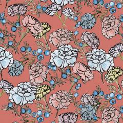 Brett Design Juniper Berry Carnations - 1690492