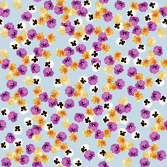 Brett Design SMALL PANSIES - 2853081