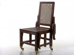 British Campaign Mahogany Knock Down Antique Armchair Johnstone Jeanes - 4497098