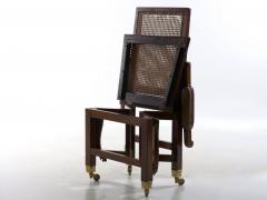 British Campaign Mahogany Knock Down Antique Armchair Johnstone Jeanes - 4497100