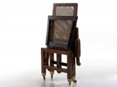British Campaign Mahogany Knock Down Antique Armchair Johnstone Jeanes - 4497101