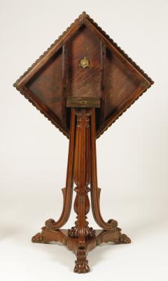 British Colonial Padouk Wood Side Table c 1820 - 3331340