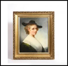 British School C 1840 An Exceptional Quality Portrait Lady in Green  - 3880561