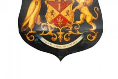 British Shield Form Coat Of Arms Of Benjamin Disraeli Nothing is Difficult  - 4140070