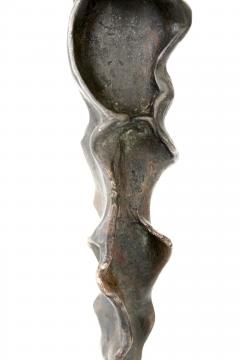 Bronze Abstract Figurative Sculpture on Black Marble Mount - 1616755