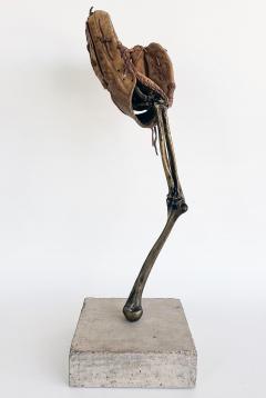 Bronze Arles del Rio Sculpture Hoping That Things Fall From the Sky  - 4601837