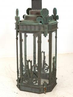 Bronze Art Deco Lantern Circa 1920 30s - 4435638