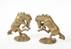 Bronze Bucking Broncos Figures Bookends - 2614864