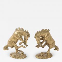 Bronze Bucking Broncos Figures Bookends - 2626202