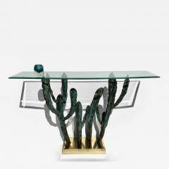 Bronze Cactus Console Table - 3014901