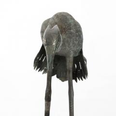 Bronze Crane Figure circa 1800 - 1327069