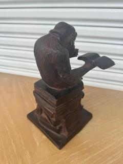 Bronze Darwins Thinking Monkey Sculpture - 4432691