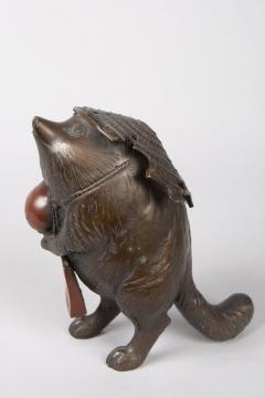 Bronze Figure of a Badger - 1950272