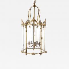 Bronze Five Sided Neo Classic Form Lantern - 2112747