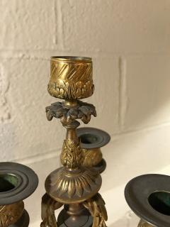 Bronze Four Light Candelabra 19th Century - 3004550