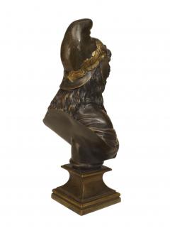 Bronze Grecian Woman Bust - 4667633