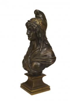 Bronze Grecian Woman Bust - 4667634