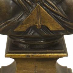 Bronze Grecian Woman Bust - 4667636