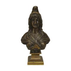 Bronze Grecian Woman Bust - 4700698