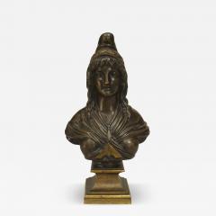 Bronze Grecian Woman Bust - 4700767
