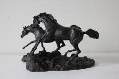 Bronze Horse Sculpture - 3172599