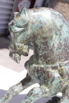 Bronze Horse Statue Vintage Asian Horse Statue - 4150797