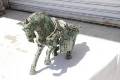 Bronze Horse Statue Vintage Asian Horse Statue - 4150806