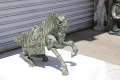 Bronze Horse Statue Vintage Asian Horse Statue - 4150808