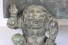 Bronze Japanese Censer Supported by Four Bronze Oni Japan 19th Century  - 2808750