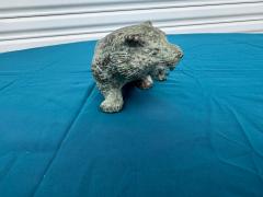 Bronze Leopard with Spots and Patina - 4523794