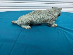 Bronze Leopard with Spots and Patina - 4523796