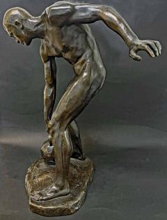 Bronze Male Athlete with Kettlebell by Franz Seifert  - 4445071