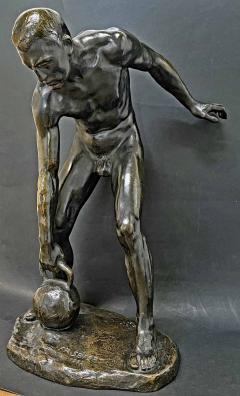 Bronze Male Athlete with Kettlebell by Franz Seifert  - 4445074