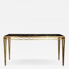 Bronze Marble top Console in the Art Deco Manner - 2068843