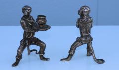 Bronze Monkey Candle Holders - 3055987