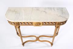 Bronze Mounted Marble Top Console Table and Mirror - 1576056