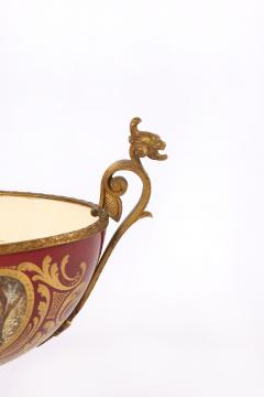Bronze Mounted Sevres Porcelain Footed Centerpiece - 1563629
