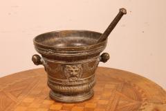 Bronze Pharmacy Mortar Italy 17 century - 2836629