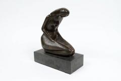 Bronze Sculpture Representing a Kneeling Woman - 678283