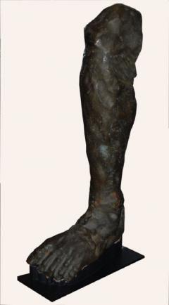 Bronze Sculpture of Male Leg - 1340062