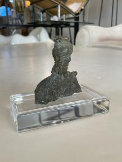 Bronze Sculpture on Lucite Base France 1940s - 3997798