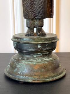 Bronze Standing Buddha Statue on Pedestal Sri Lanka - 2350160