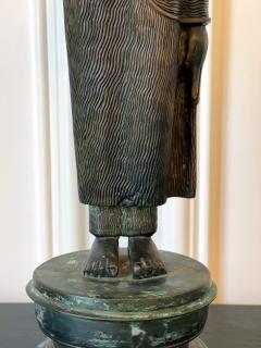 Bronze Standing Buddha Statue on Pedestal Sri Lanka - 2350161
