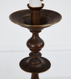Bronze Table Lamps with Hexagonal Bases - 4590976